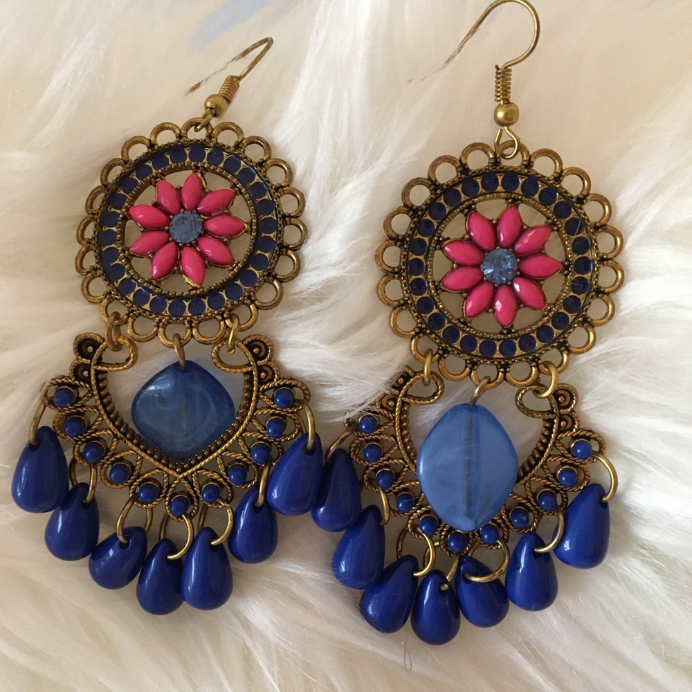 Two beautiful pairs of gently used earrings